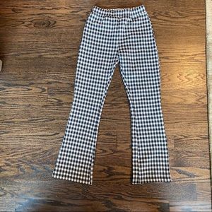 Urban outfitters checkered flare pants